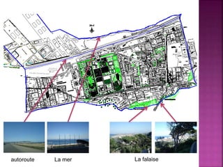 autoroute La mer La falaise
 