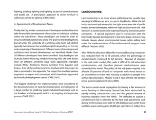 Project Implementation Approach Slide Hammarby Sjostad: Sustainable Urban Design and Planning in Stockholm | PDF
