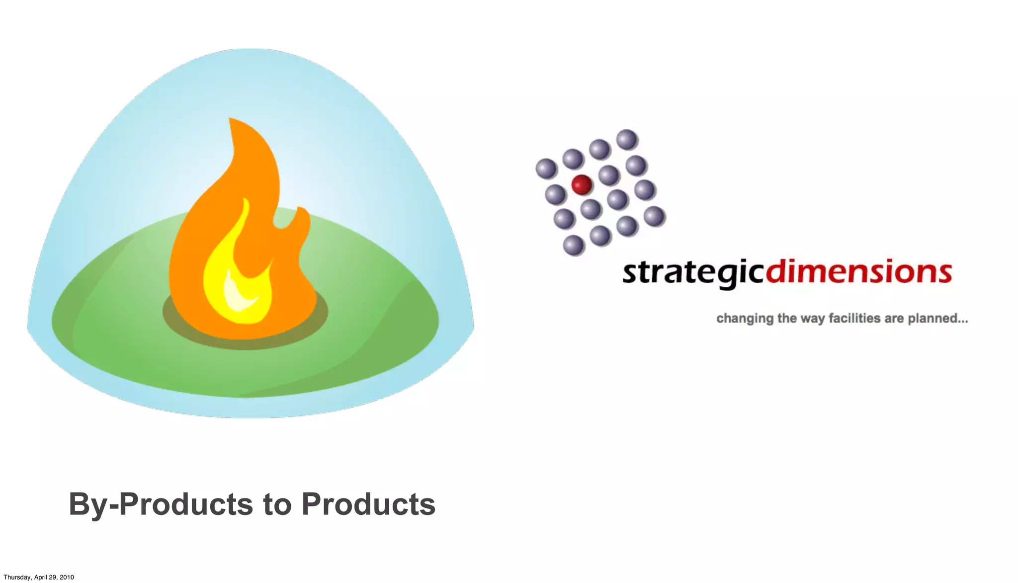 By-Products to Products

Thursday, April 29, 2010
 