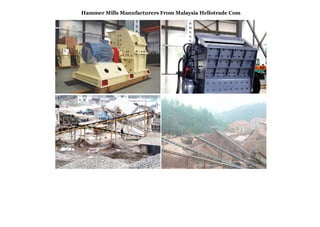 Hammer Mills Manufacturers From Malaysia Hellotrade Com
 