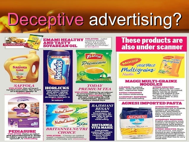 deceptive advertising deceptive advertising