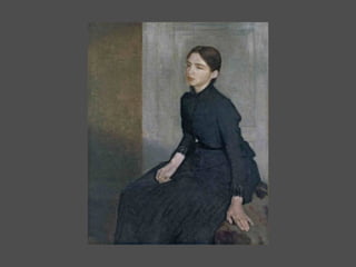 "...The room is empty. A door opens in the middle of the picture, revealing a dark corridor, at the end of which there is another door, almost shut. On the right, a third door opens into the picture. We can’t see what’s behind it, and it obscures part of the room we are looking into."  Ben Lewis  