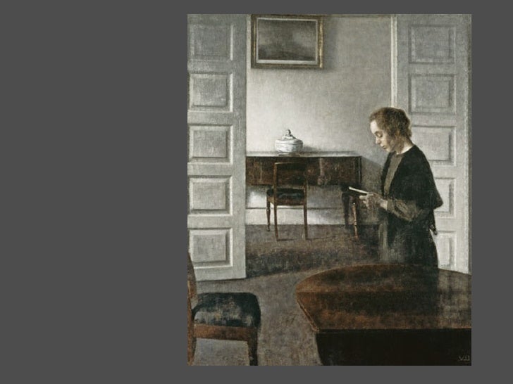 P Ilsted Print Sunlit Room with Biedermeier Sofa