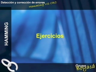 Ejercicios HAMMING 