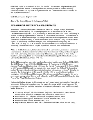 Hamming | PDF