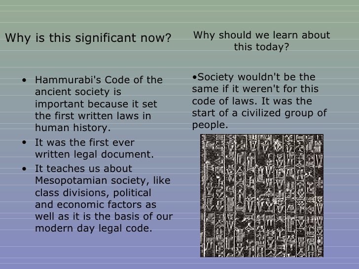 Hammurabis Code Of Laws Powerpoint