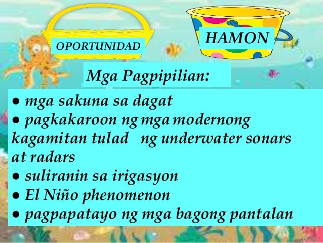 Mga Halimbawa Ng Hamon Sa Buhay Hamon at oportunidad sa mga gawaing pangkabuhayan ng bansa