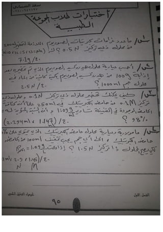 جميع ملخصات الكيمياء السادس العلمي 2015