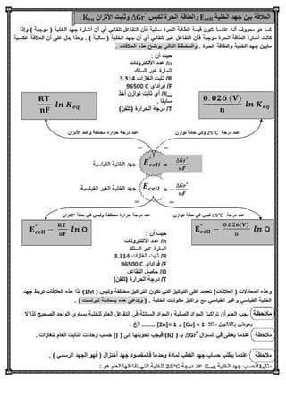 جميع ملخصات الكيمياء السادس العلمي 2015