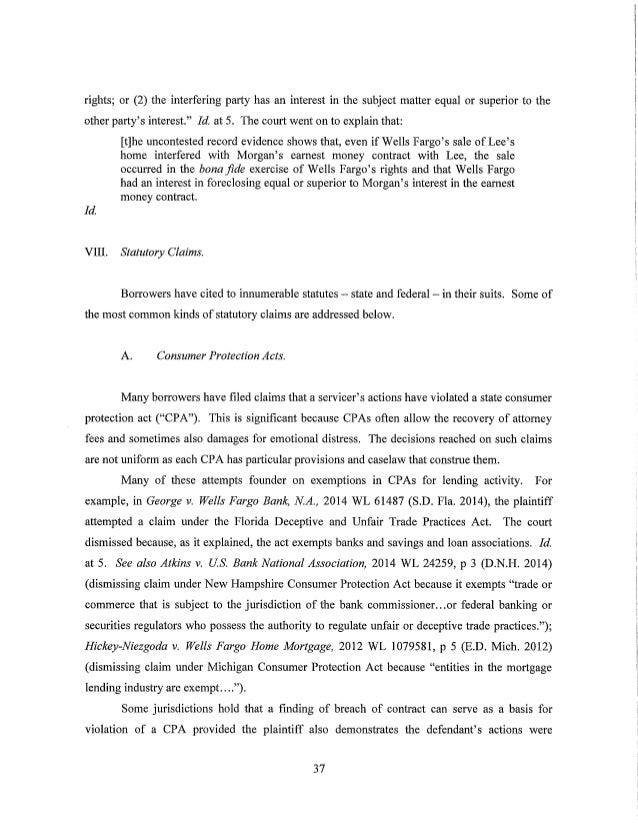 hamp litigation developments and trends uniform borrower assistance form wells fargo