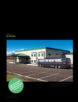 BUILDING PROFIT SUMMER 2015
READ
MORE ABOUT
HAMPTON
JITNEY
—
CALVERTON
TERMINAL
ON
PAGE 15.
DRIVEN TO
BE THE BEST
Famed first-class motor coach company
Hampton Jitney rolls into a new era of
luxury with its latest terminal.
 