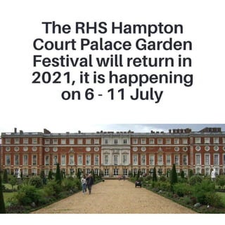 Hampton Court Palace Garden Festival 2021