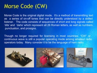 Introduction to Amateur Radio Slideshow by Wireless Society of Southern ...