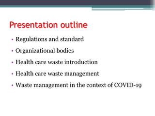 Health Care Waste Management | PPTX