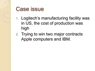 Logitech case study IB | PPTX