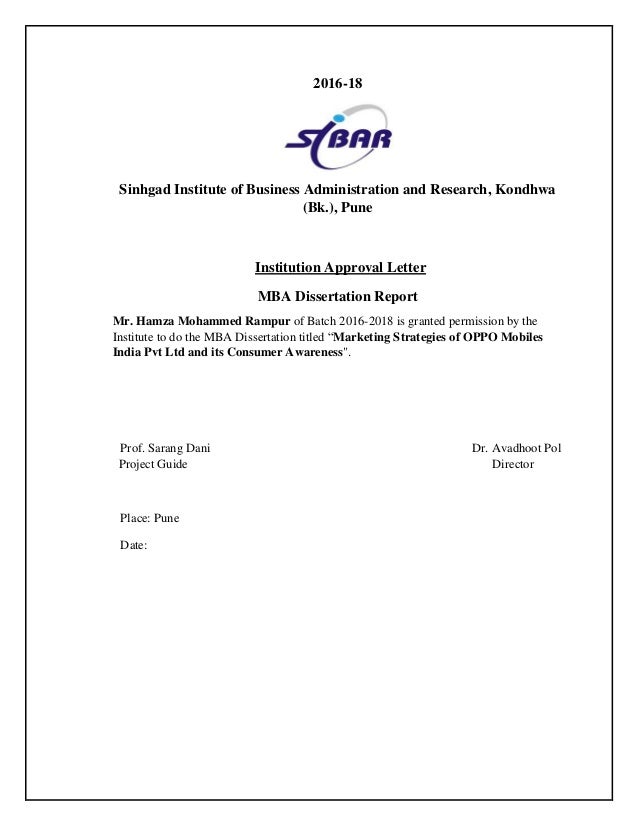 Dissertation report direct marketing