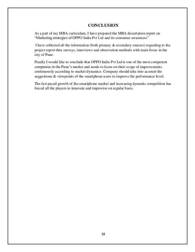Dissertation report direct marketing