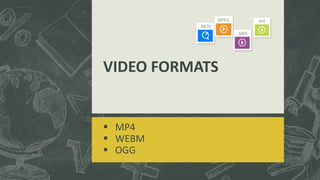 HTML5 audio & video | PPTX