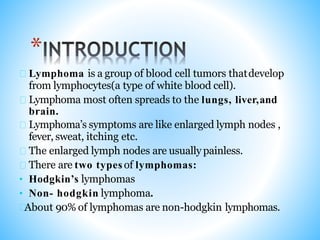 leukemia and lymphoma | PPTX