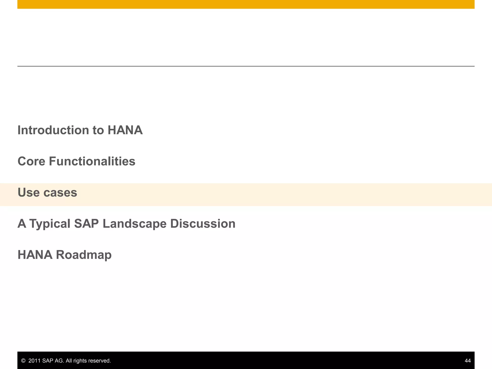 Invoke other (built in CE or generic SQL) functionsAnalytical View… are the multidimensional views that analyze values from single fact table© SAP AG 2011An Analytic View can be regarded as a “cube”