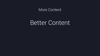 @crestodina #ufx2016
More Content
Better Content
 