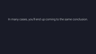 @crestodina #ufx2016
In many cases, you’ll end up coming to the same conclusion.
 