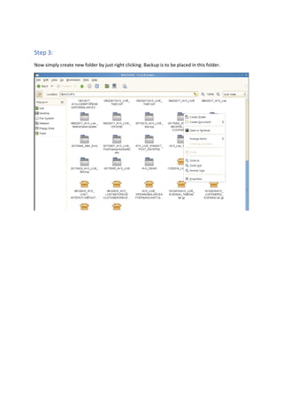 SAP Business One Hana backup | PDF