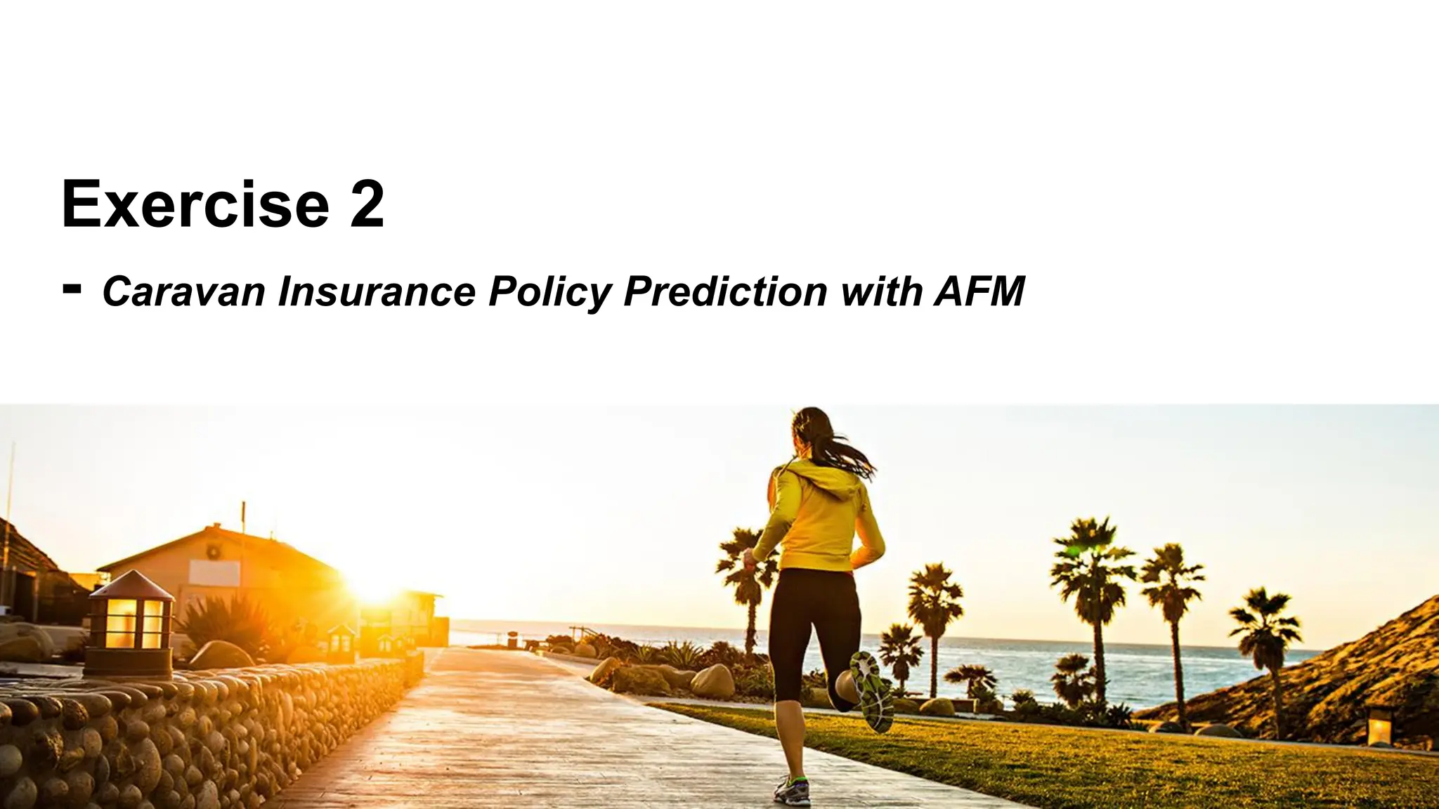 Exercise 2
- Caravan Insurance Policy Prediction with AFM
 