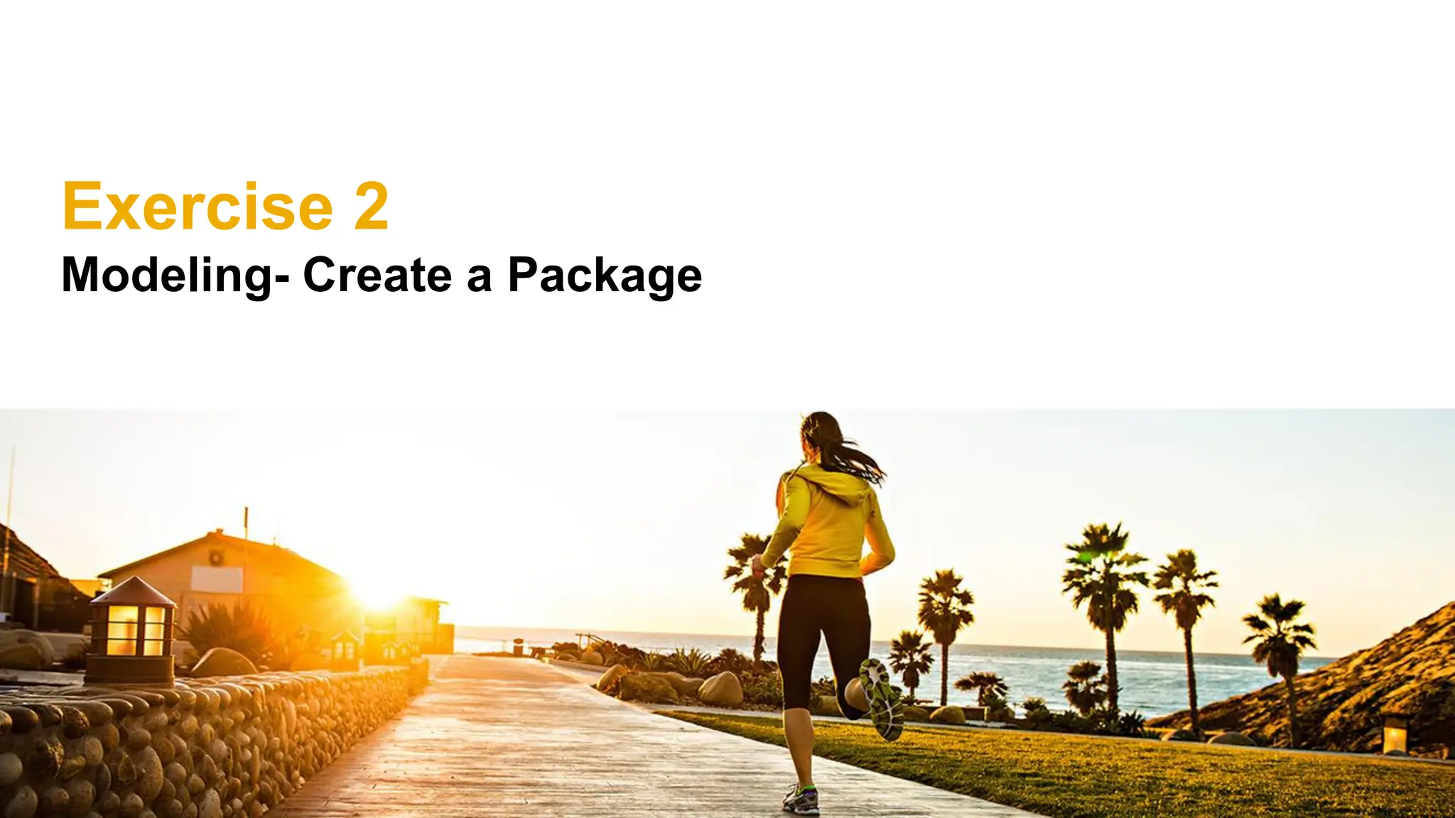 Exercise 2
Modeling- Create a Package
 