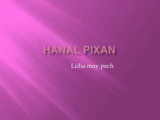 Hanal pixan Lidia may pech 