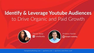 Identify and Leverage YouTube
Audiences to Drive Growth
 