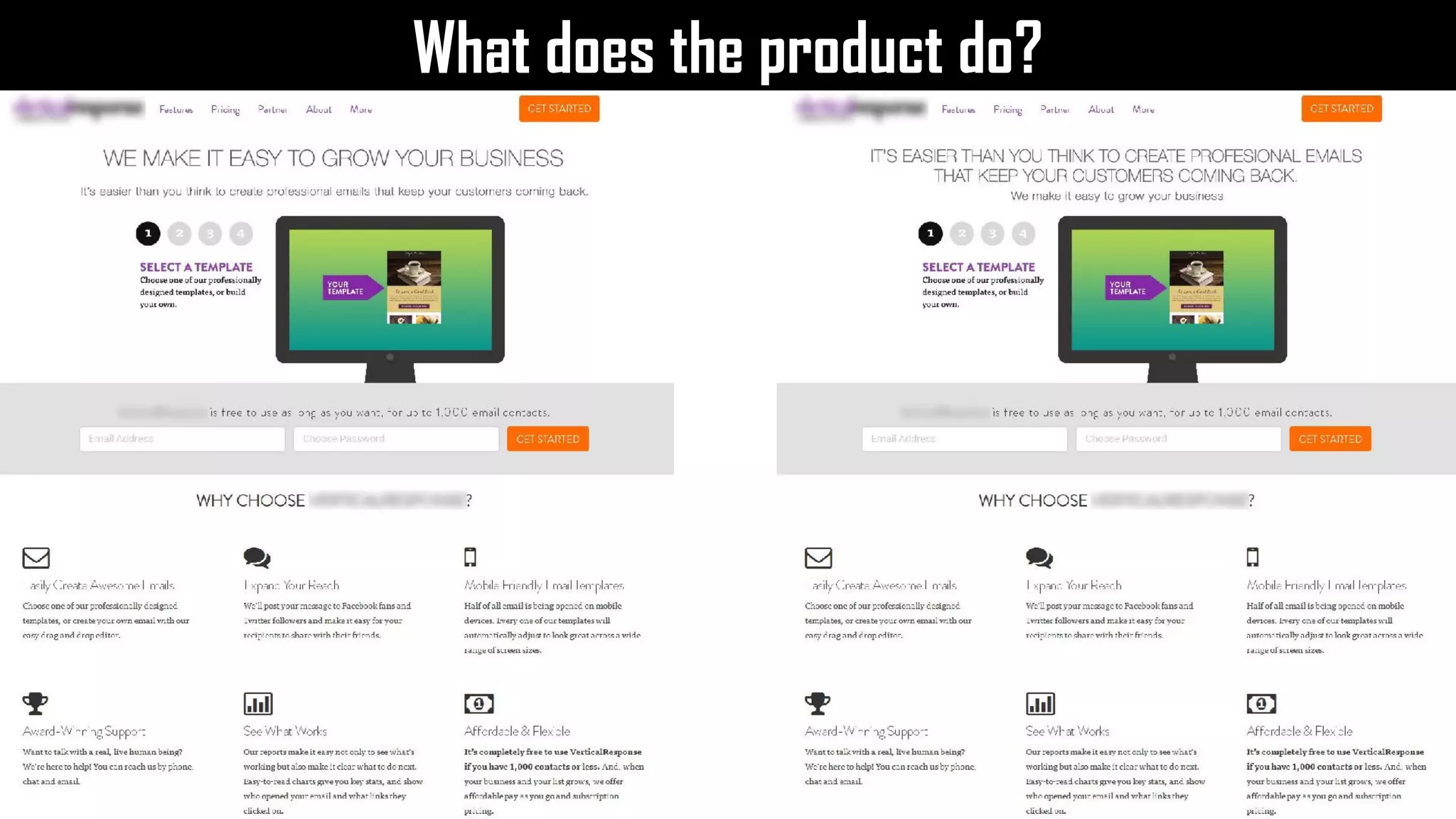 What does the product do?
 