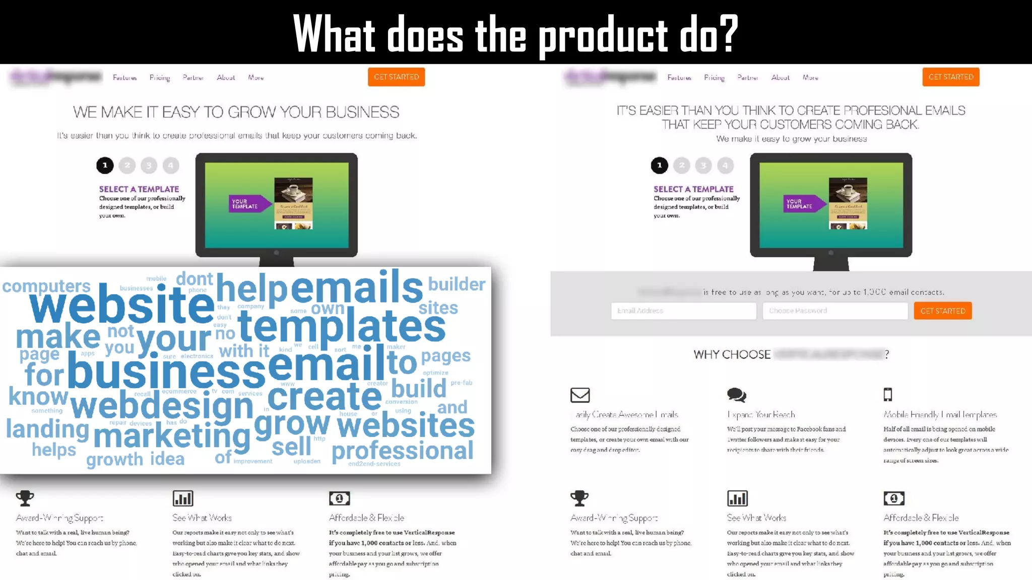 What does the product do?
 