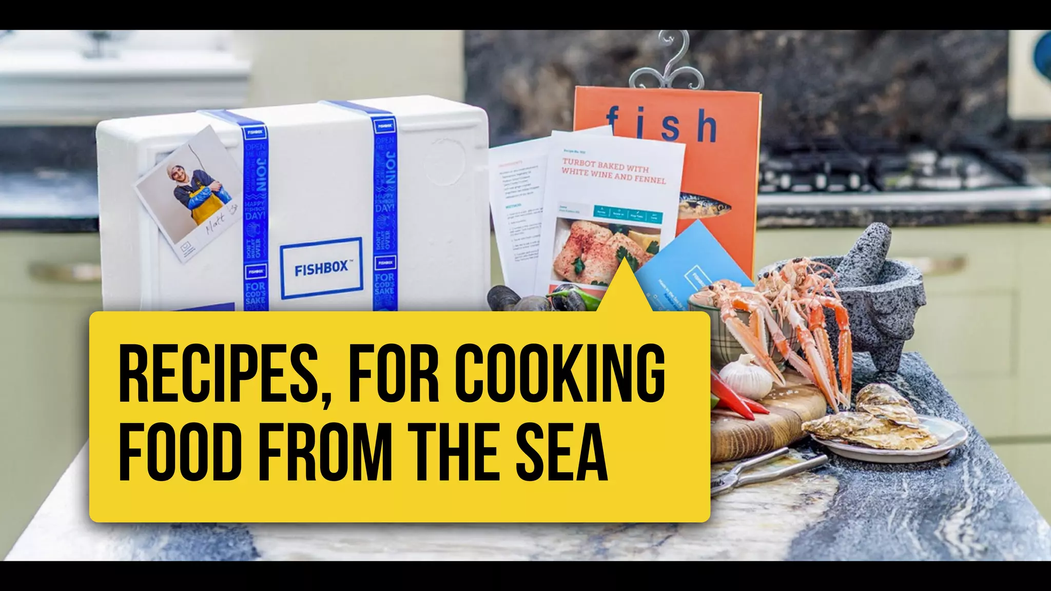 recipes, for cooking
food from the sea
 