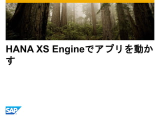 HANA XS EngineǥץӤ

 