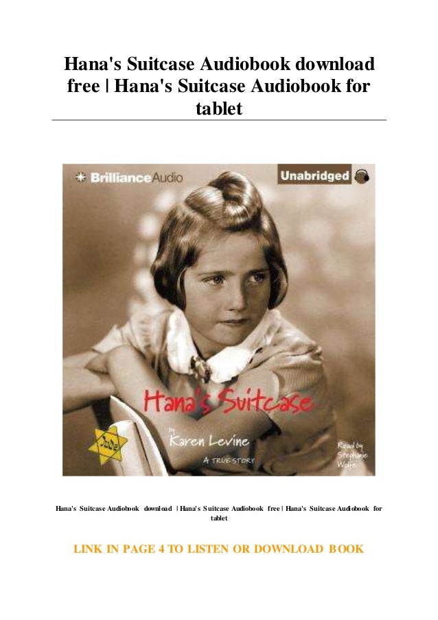 Hana's Suitcase Audiobook download free Hana's Suitcase Audiobook for