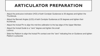 HANAU ARTICULATORS AND CLASSIFICATION.pptx