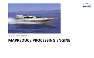 To build a fast engine.

MAPREDUCE PROCESSING ENGINE


                              7
 