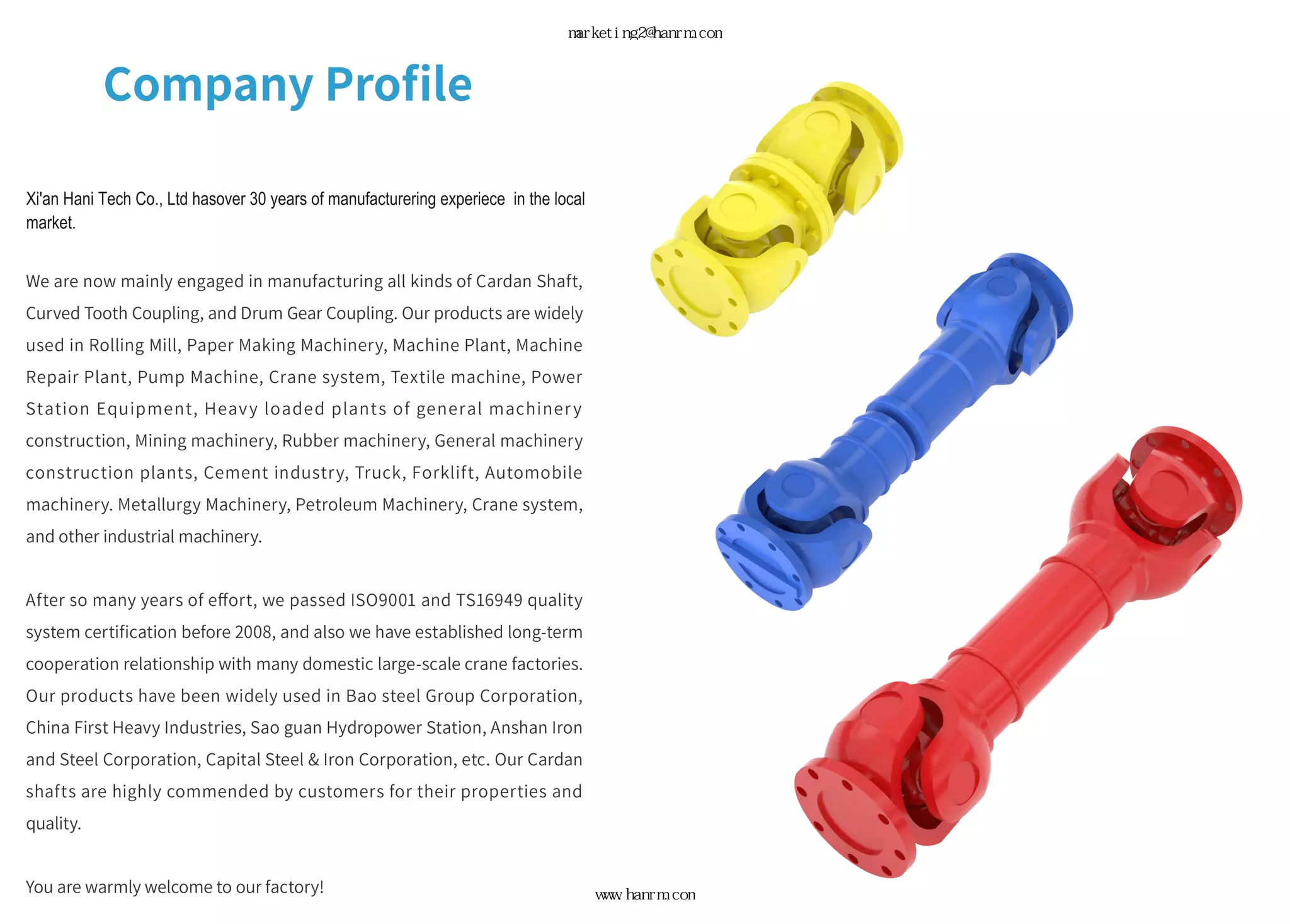 Han cardan shaft catalogue | PDF