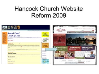 Hancock Church Website Reform 2009 