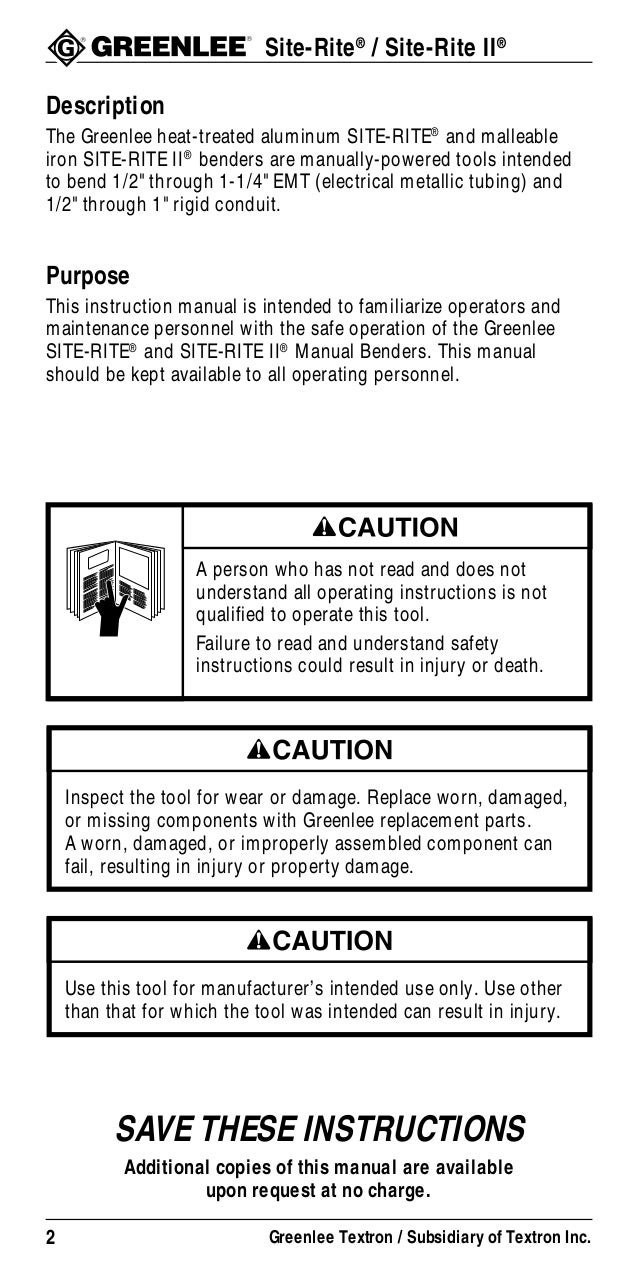 Hand benderinstructions
