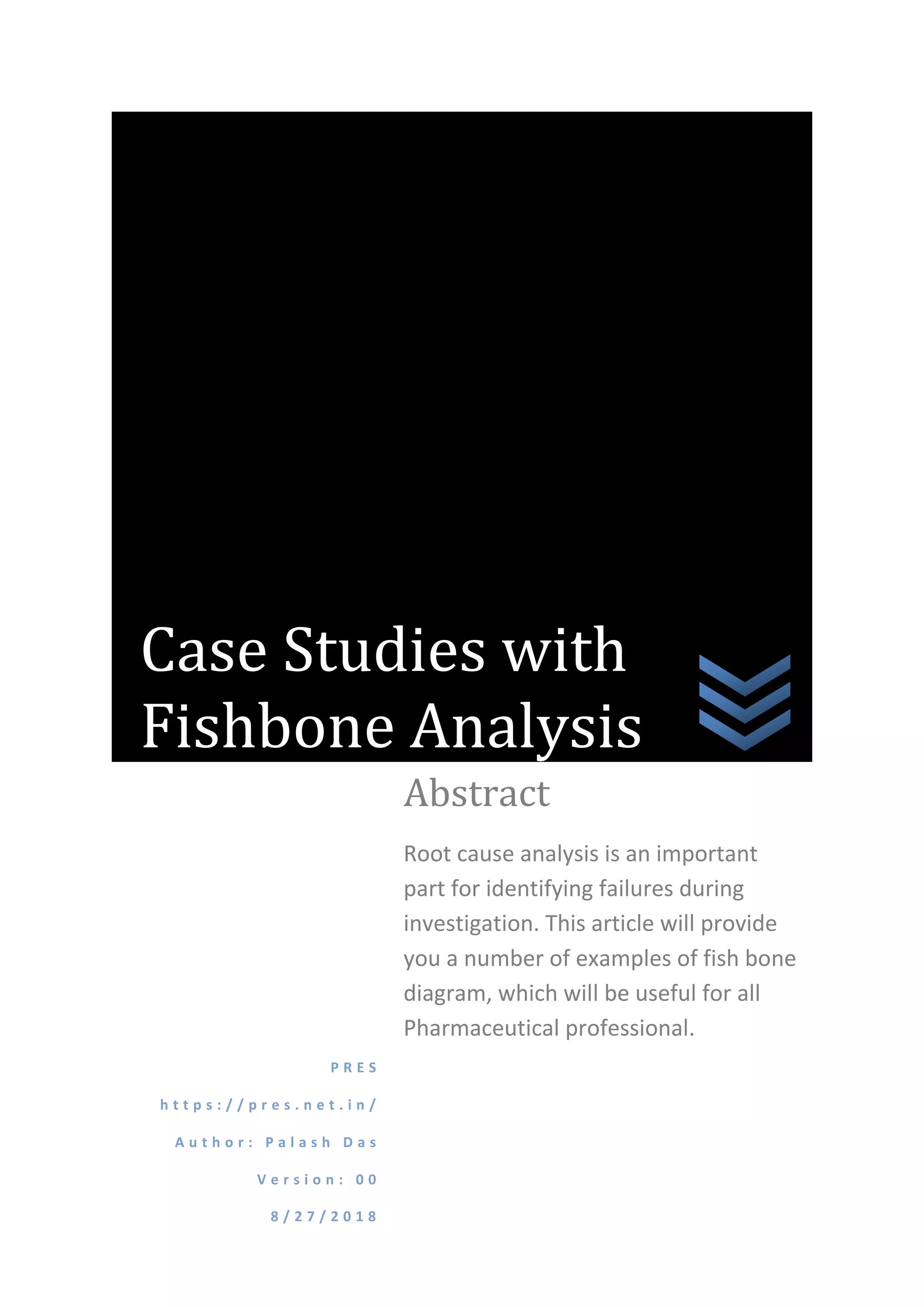 Fishbone Investigation Method Instructions.pdf Hand Book for Fish Bone analysis | PDF
