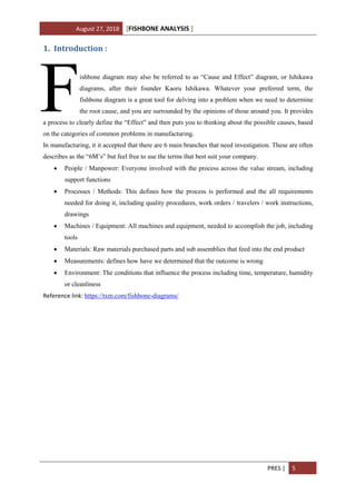Fishbone Investigation Method Instructions.pdf Hand Book for Fish Bone analysis | PDF