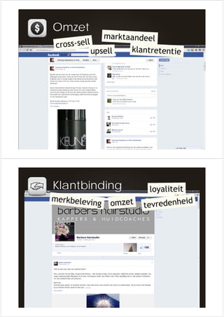Omzet 
Klantbinding 
 