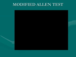 MODIFIED ALLEN TEST
 