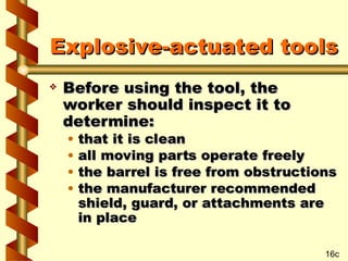 Hand Portable Powered Tools for industrial use.ppt