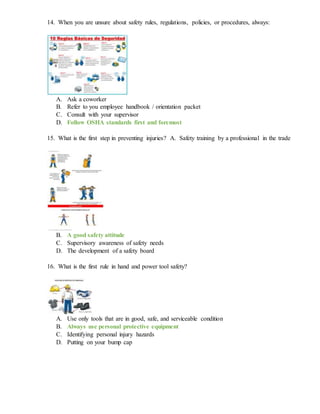 Hand and power tool exam | DOCX