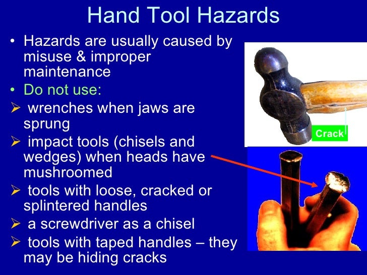Hand and Power Tools General Safety Lecture 22