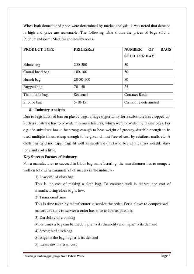 Handbags and shopping bags from fabric waste