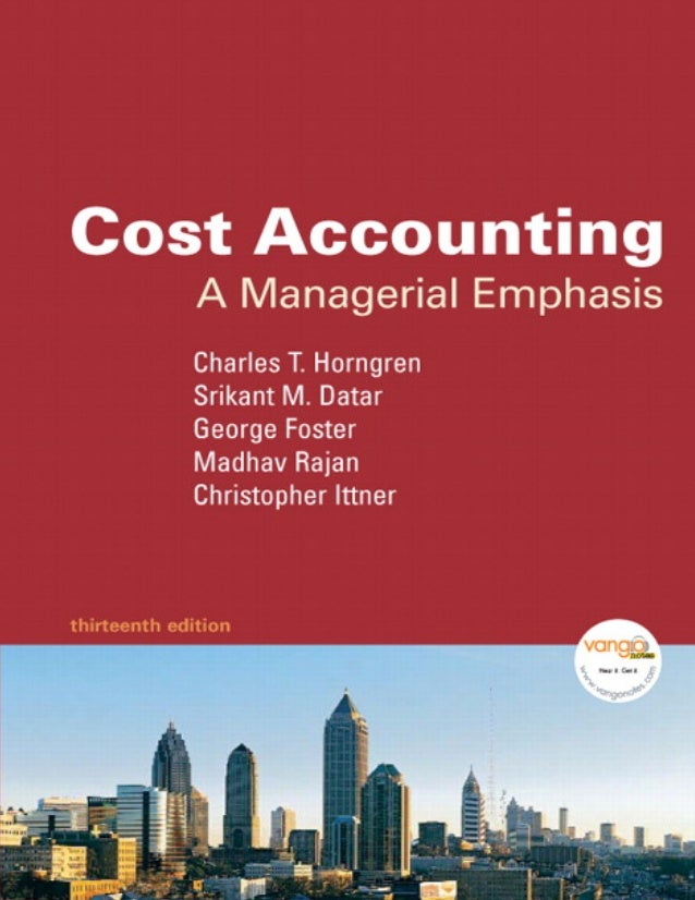 cost accounting handbook